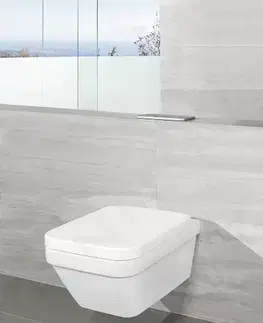 Záchody VILLEROY & BOCH - Architectura Závesné WC, zadný odpad, DirectFlush, AntiBac, CeramicPlus, alpská biela 5685R0T2