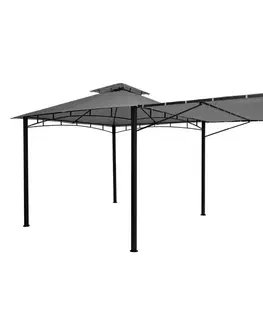 Záhradné pergoly Pergola se stahovací střechou 2,5x2,5 m Sivá