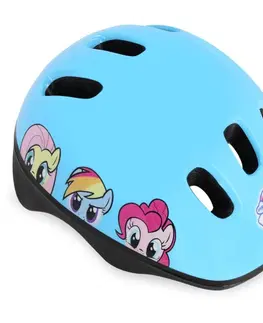Helmy a prilby na in-line Detská cyklistická prilba SPOKEY Hasbro Pony modrá 48-52 cm