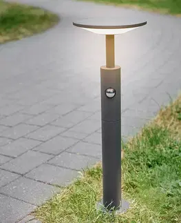Osvetlenie príjazdovej cesty s čidlom Lucande Chodníkové LED svietidlo Fenia detektor pohybu 60