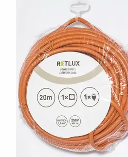 Predlžovacie káble Retlux RPC 46 Predlžovací kábel, 1 zásuvka, 20 m​