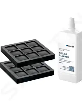 Kúpeľňa GEBERIT - Příslušenství AquaClean súprava filtru s aktívnym uhlím a prostriedku na čistenie dýzy, balenie 2 ks 240.626.00.1