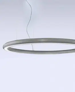 Závesné svietidlá Marchetti LED závesné svietidlo Materica dno Ø 120 cm betón