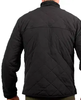 bundy a vesty Nehlučná prešívaná bunda 500 čierna