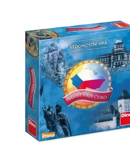 Spoločenské hry Dino Máme radi Česko rodinná spoločenská hra v krabici 24x24x6cm