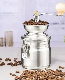 Hrnčeky a kanvice Nerezový mlynček na kávu