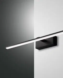 Osvetlenie obrazov Fabas Luce LED nástenná lampa Nala, čierna, Š 50 cm