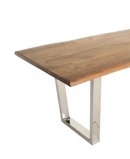 Jedálenské stoly Jedálenský stôl ATHAMÁS sheesham Dekorhome 180x88x76 cm