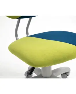 Detské stoličky a kreslá Detská rastúca stolička RAIDON Tempo Kondela Modrá / zelená