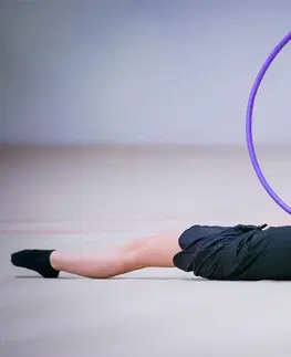 gymnasti Obruč na modernú gymnastiku 75 cm fialová