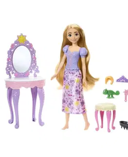 Hračky bábiky MATTEL - Princess rapunzel so štýlovými doplnkami