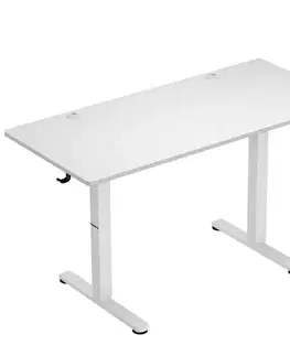 Moderné kancelárske stoly Písací stolík s elektrickým regulovaním výšky HZ-Hero 8.2 white