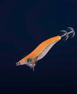 rybolov Nástraha Turlutte potápavá shallow Ebika 1.8/85 oranžová fluo na sépie/kalmáre