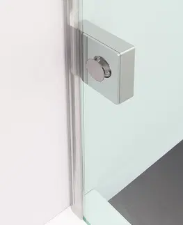 Sprchovacie kúty POLYSAN - FORTIS EDGE sprchové dvere bez profilu 1000, číre sklo, pravé FL1210R