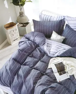 Posteľná bielizeň bavlnená saténová Bavlnená saténová posteľná bielizeň ALBS-M0021B 160x200