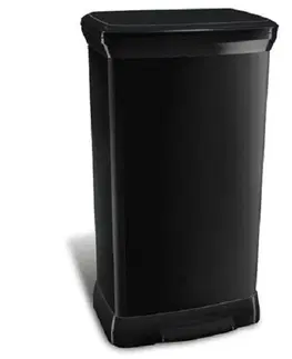 Odpadkové koše Curver Odpadkový kôš Rectangular 50 l, čierna