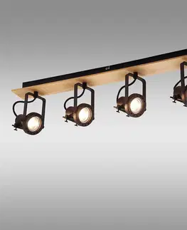 Moderné lampy do obývačky Luster Soffitta Čierna VO2902 LS4