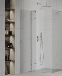 Sprchovacie kúty MEXEN/S - ROMA sprchovací kút 80x80, transparent, chróm 854-080-080-01-00