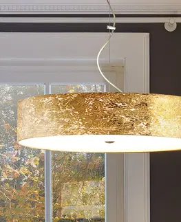 Závesné svietidlá Hufnagel Závesná lampa Alea Loop zlatej farby