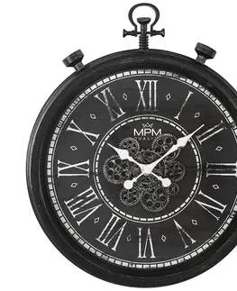 Hodiny Okrúhle nástenné hodiny MPM Vintage Timekeeper, 4326.90
