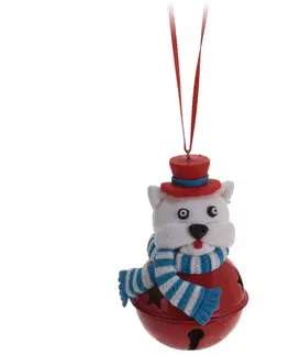 Vianočné dekorácie MAKRO - Figurka vianočná závesná 8cm rôzne druhy