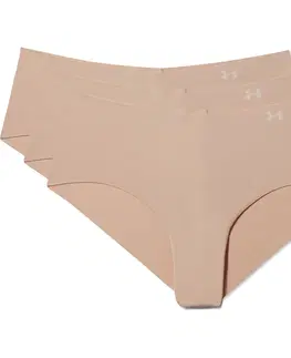 Nohavičky Nohavičky Under Armour PS Hipster 3Pack Nude - L