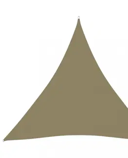 Stínící textilie Tieniaca plachta trojuholníková 4x4x4 m oxfordská látka Dekorhome Modrá