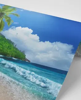 Samolepiace tapety Samolepiaca fototapeta nádherná pláž na ostrove Seychely