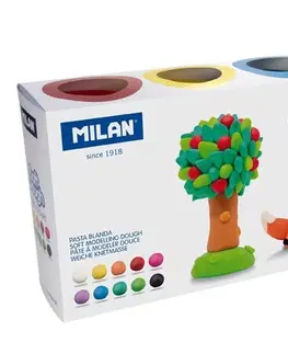 Kreatívne a výtvarné hračky MILAN - Modelovacia hmota 10x85g
