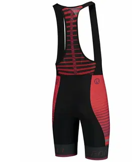 Cyklistické nohavice Cyklistické kraťasy Rogelli HERO s gélovú výstelkou, čierno-červené 002.238