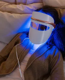 Lampy pre svetelnú terapiu Ošetrujúca LED maska na tvár inSPORTline Esgrima