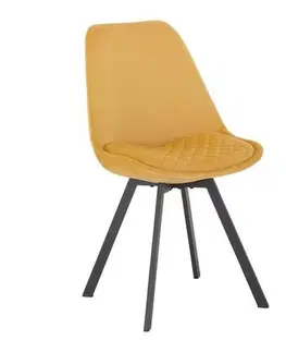 Stoličky do jedálne Stolička Isabella Zamat - Žltá
