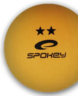 Pingpongové loptičky Loptičky na stolný tenis SPOKEY Skilled - oranžové 6ks
