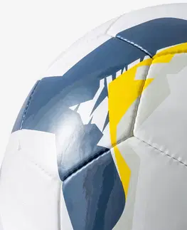 futbal Lopta na Power Soccer veľkosť 7 bielo-žltá