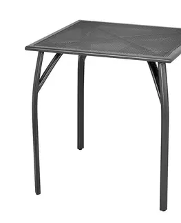 Stolčeky DEOKORK Kovový stôl EDEN 70x70 cm