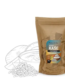 Kaše, müsli a cereálie Protein & Co. Proteínová ryžová kaša 480 g PRÍCHUŤ: Mango - kokos