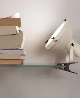 Stolové lampy s klipom NEMO Svietidlo Nemo Projecteur 165, pieskovo biele