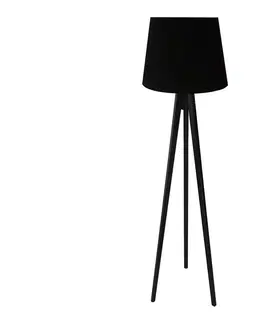 Lampy  Stojacia lampa CONE 1xE27/60W/230V wenge čierna 