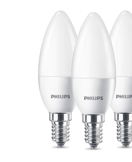 LED osvetlenie Philips SET 3x 3x LED Žiarovka Philips B35 E14/5,5W/230V 2700K 