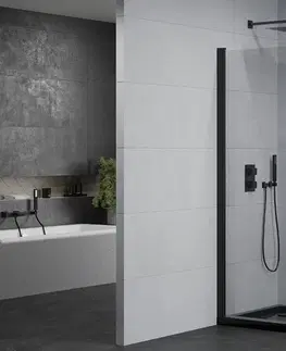 Vane MEXEN/S - Pretória sprchovací kút 70x70 cm, transparent, čierna + sprchová vanička vrátane sifónu 852-070-070-70-00-4070B
