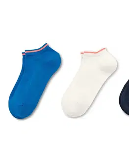 Socks Krátke ponožky, 3 páry, modré