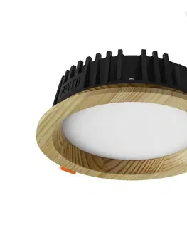 Svietidlá APLED APLED - LED Podhľadové RONDO WOODLINE LED/6W/230V 4000K pr. 15 cm borovica masív 