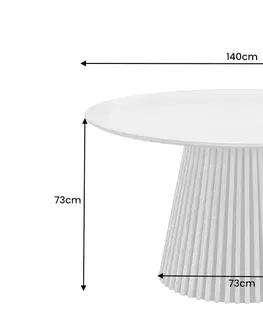 Jedálenské stoly Jedálenský stôl RURURA 140 cm Dekorhome