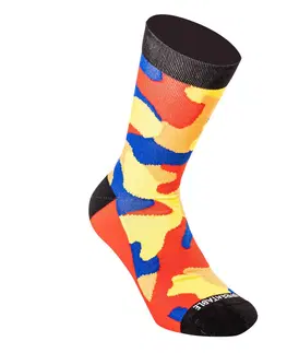 Pánske ponožky Ponožky Undershield Camo Short žltá/červená/modrá 39/42