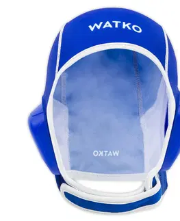 vodné športy Detská čiapka Easyplay na vodné pólo na suchý zips modrá