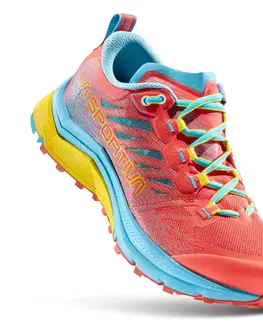 Dámska obuv Dámske trailové topánky  La Sportiva Jackal II Woman Hibiscus/Malibu Blue - 41,5