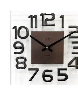 Hodiny Nástenné sklenené hodiny JVD HT110.2, 32cm