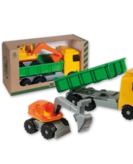 Hračky - dopravné stroje a traktory ANDRONI GIOCATTOLI - Auto nákladné s buldozérom 49cm