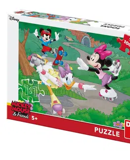 Hračky puzzle DINOTOYS - Minnie športuje 100XL Puzzle