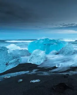 Tapety príroda Fototapeta ľadové kryhy